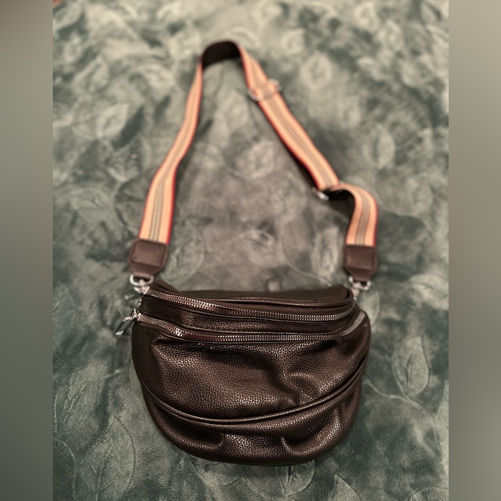 Black Vegan Leather Women's Bag